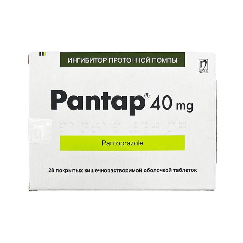 Pantap 40 mg N28 Tablet — mede xorasi, gastrit nedir müalicəsi üçün PPI